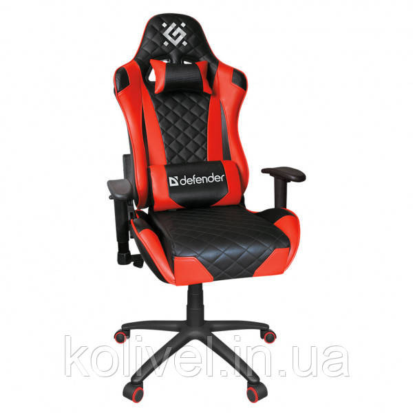 Крісло ігрове Defender Dominator CM-362, 50мм, Black/Red (64362) Київ - фото 1