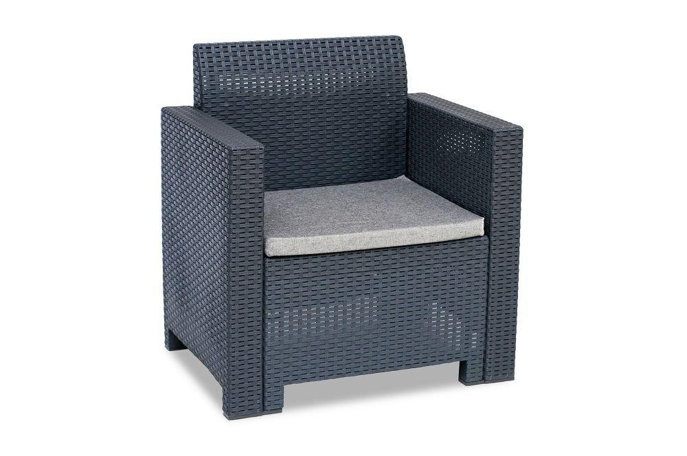 Набор садой мебели BICA Nebraska 3, графит Киев - изображение 4