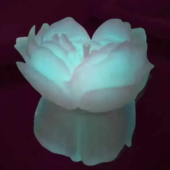 Свічка люмінесцентна GlowKink низькотемпературна, L, біла, 62 г Sex Aura Київ