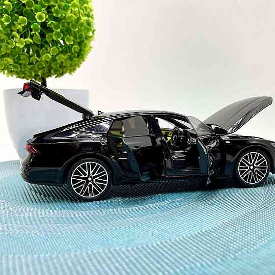 Машинка Audi А7 Авто Експерт металопластик 1:24 звук світло інерція Чорна (1904-17) Чернігів