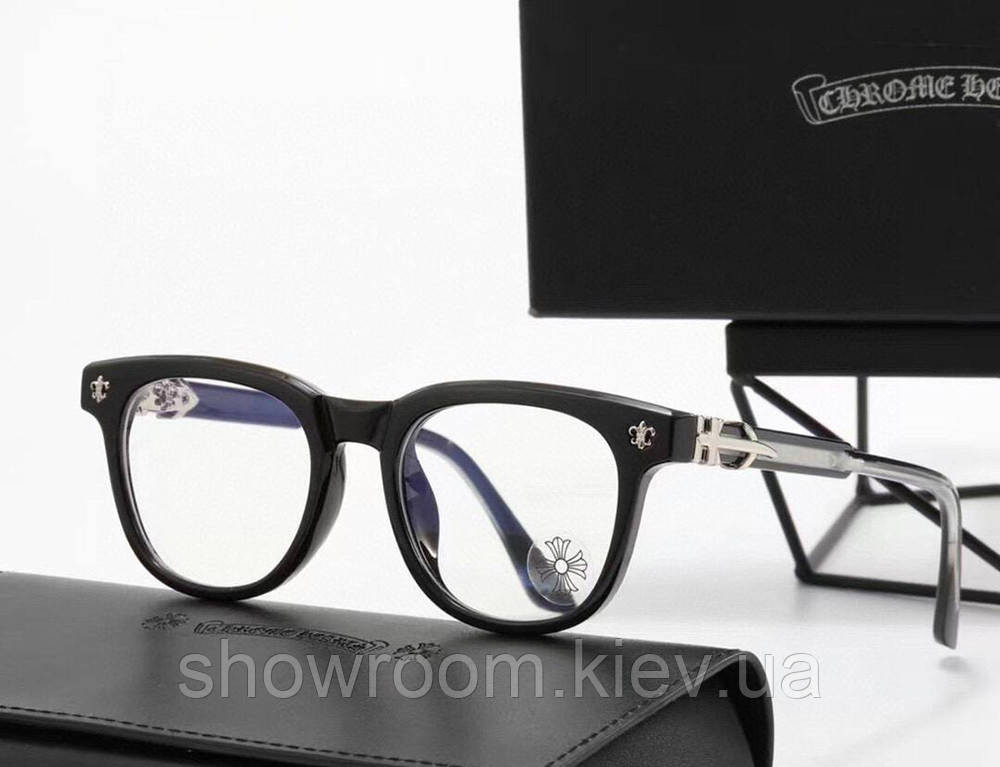 Чоловіча брендова оправа Chrome Hearts 6235 silver Київ - фото 1