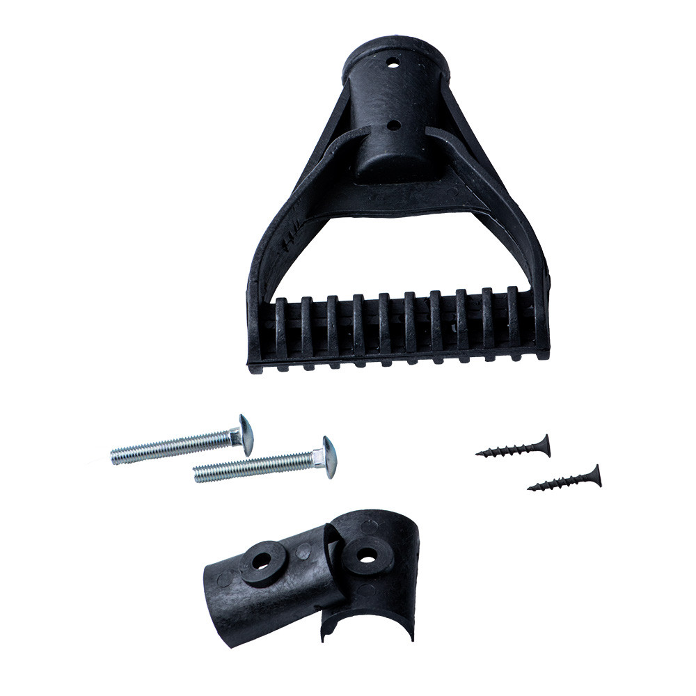 Grad Лопата для снега/зерна пластиковая с оцинкованной планкой Lite 490×495мм (черная) GRAD (50 Коломия - фото 6