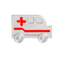 Брошь для доктора Скорая помощь серебристая Киев - изображение 2