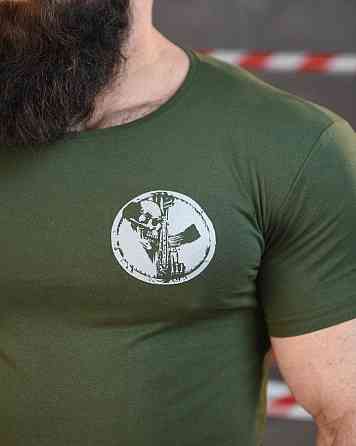 Тактична ХЛОПКОВА футболка NECRONIMICON хастлер олива НП5203 Одеса