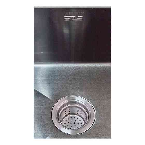 Мийка Zerix ZH4843B-215 PVD-Black з сушаркою для посуду (3.0/1.0) ZM5555 Харків