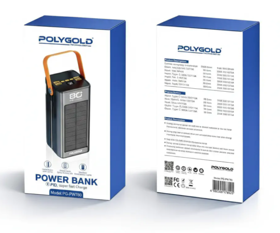 Повербанк Polygold PG-PW680 80000 mAh 22.5W Днепр