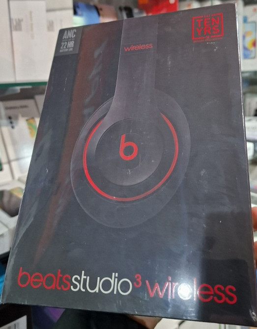 Наушники: Beats Studio 3 Wireless Over- Ear Black - Red (MRQ82ZM/A) Харьков - изображение 5