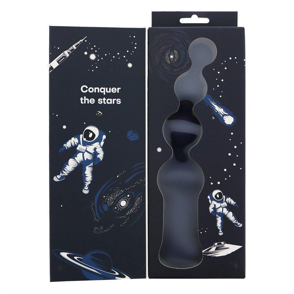 Анальний вібратор Dream Toys Startroopers ялинка на 4 кульки, чорний Sex Aura Київ - фото 9