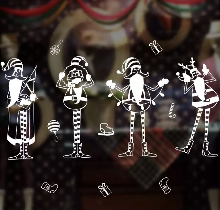 Наклейки новогодние 