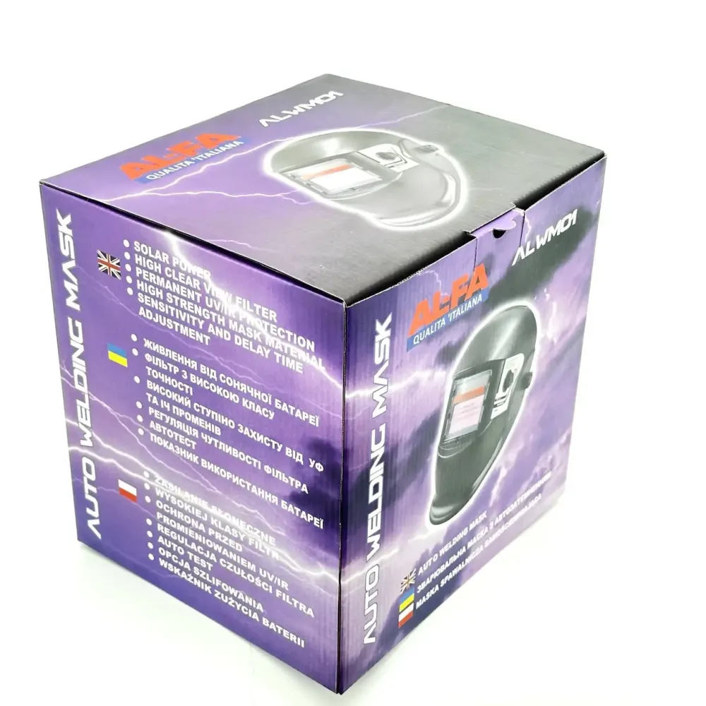 Зварювальна маска хамелеон AL-FA ALWM01 — комфорт і безпека під час роботи Львів - фото 3