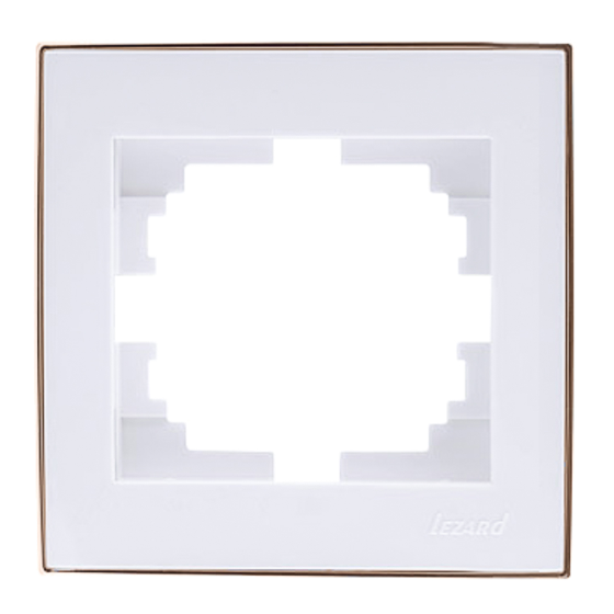 RAIN білий Рамка 1-а з боковою вставкою золото Лезард Житомир - изображение 1