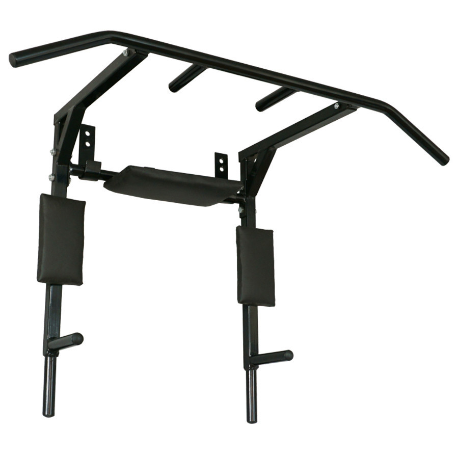 Спортивный настенный турник, брусья и пресс 3 в 1 №2 до 150 кг с гнутой перекладиной Киев - изображение 1