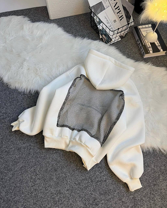 Жіноче худі з сіточкою на спині Одеса - фото 8