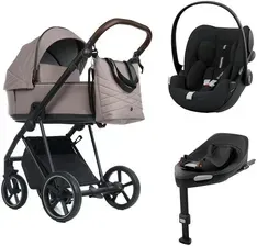 Детская коляска Roan Ivi 2.0 4W1 Z Fotelikiem Cybex Cloud G I Bazą  Cocoa Киев - изображение 1