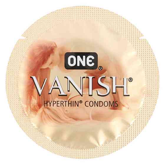 Набір презервативів ONE Vanish Hyperthin, 100 шт, ультратонкі, зі змазкою, паковання-тубус Sex Aura Київ