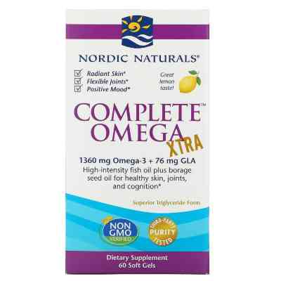 Жирные кислоты Nordic Naturals Омега Комплекс с Лимоном, Экстра, 1000 мг, Complete Omega X (NOR-01801) Винница