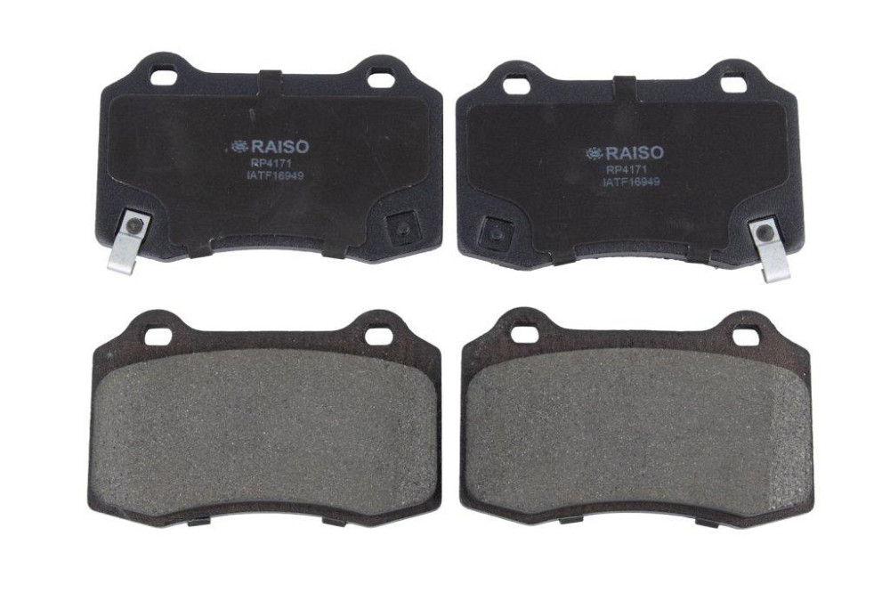 Колодки тормозные задние Raiso (Швеция) Jeep Grand Cherokee IV, Джип Гранд Чироки 4 10- #RP4171 UAENULF22 Ковель - изображение 1
