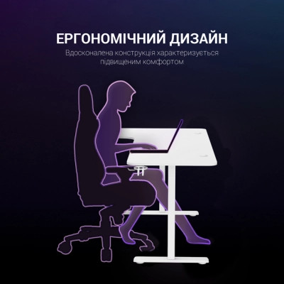 Компьютерный стол GamePro GDC216W White (GDC216W) Винница - изображение 3