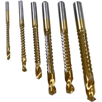 Набор сверл S&R Meister сверл-фрез 6 шт.:3, 4, 5, 6, 6.5, 8 мм дер./мет./пластик (216816000) Винница