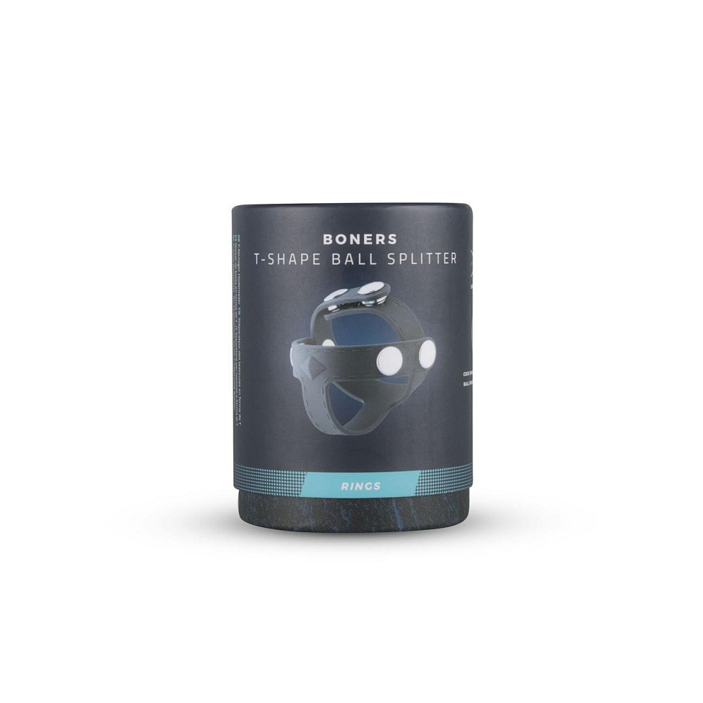 Кільце для мошонки з роздільником Boners T-shape Ball Splitter Sex Aura Київ - фото 2