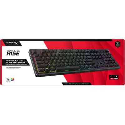 Клавіатура HyperX Alloy Rise PBT HX Red USB UA Black (7G7A3AA) Вінниця
