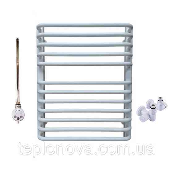 Комбинированный полотенцесушитель Белый 660х560 Terma Alina Черновцы