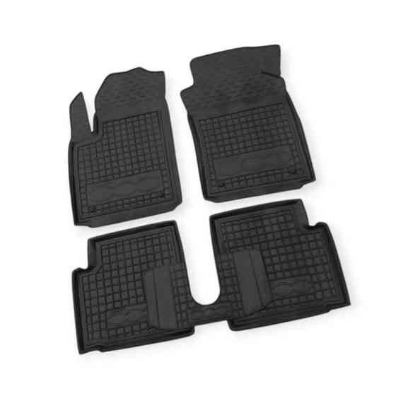 Коврики fiat 500 2007-> борт 2,5см, с перемычкой салона Мукачево