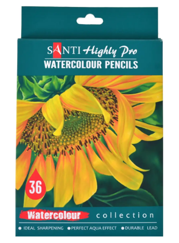 Олівці акварельні 36 кол. "Santi Highly Pro" круглі, 742387, шт Київ - фото 1