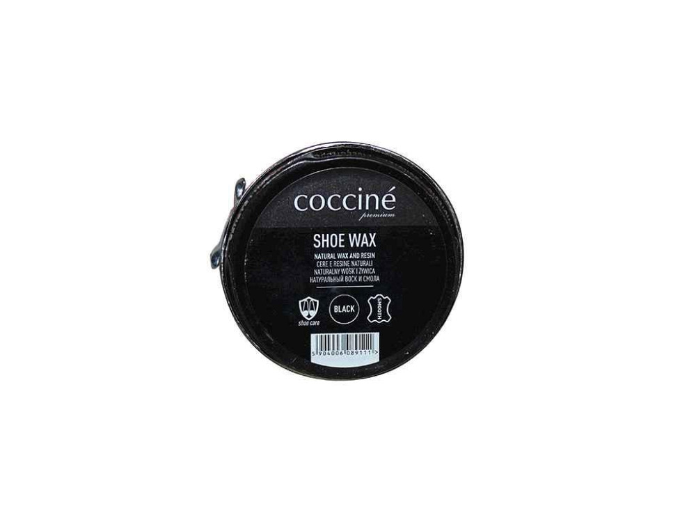 Віскживиця SHOE WAX в метал. банці, 40мл Чорний ТМ COCCINE Київ - фото 1