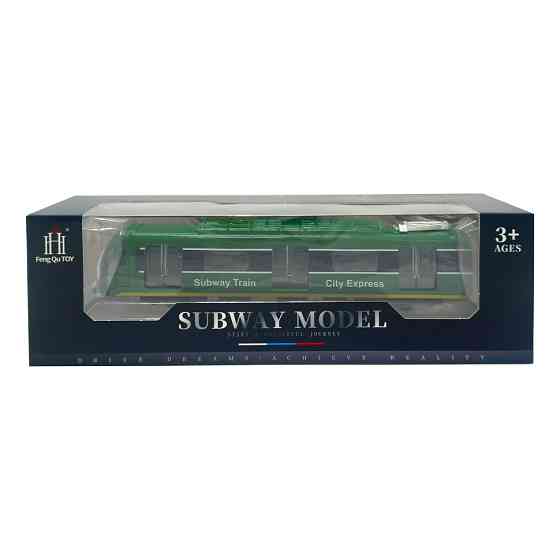 Дитячий ігровий потяг 731-27K(Green) зелений, світиться, 23х4х5 см Вінниця