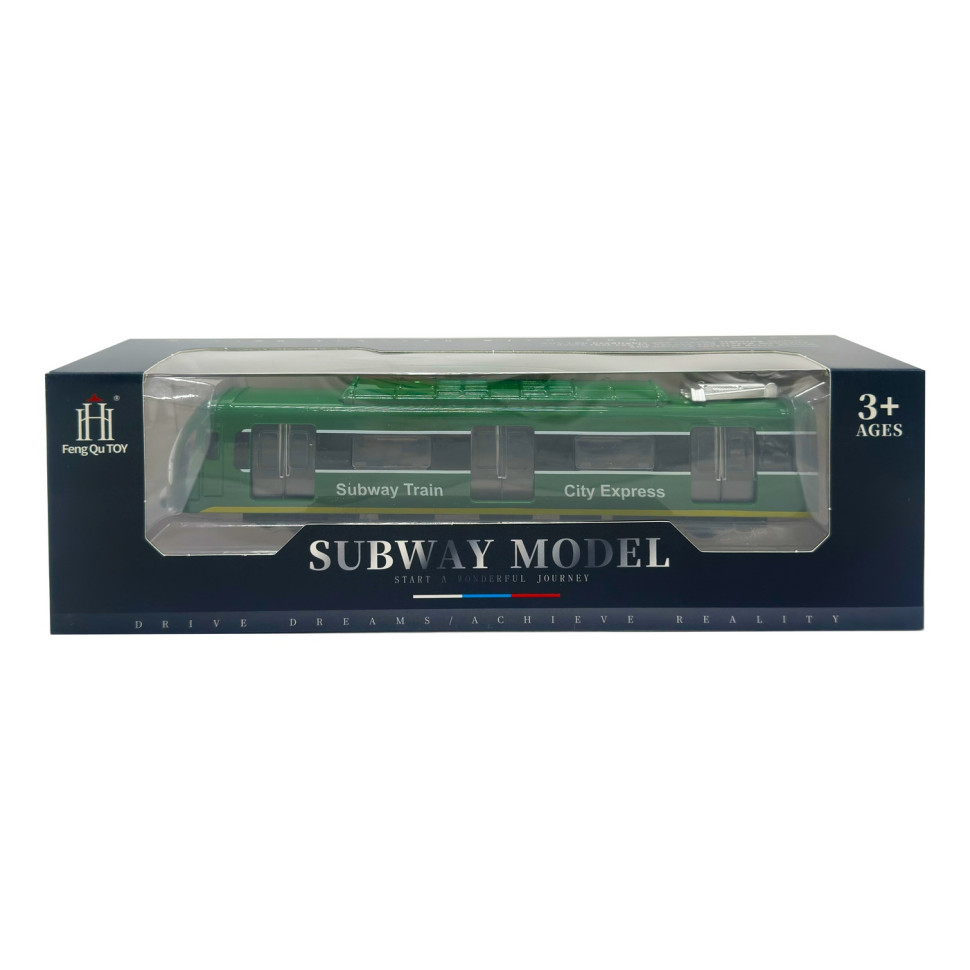 Дитячий ігровий потяг 731-27K(Green) зелений, світиться, 23х4х5 см Вінниця - фото 2