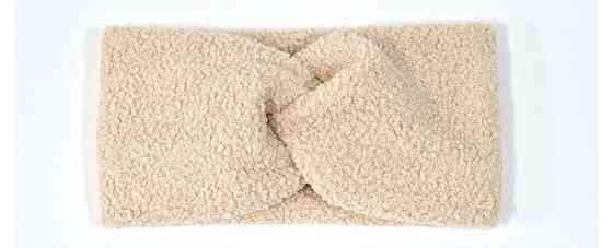 Пов'язка чалма букле бежева Київ