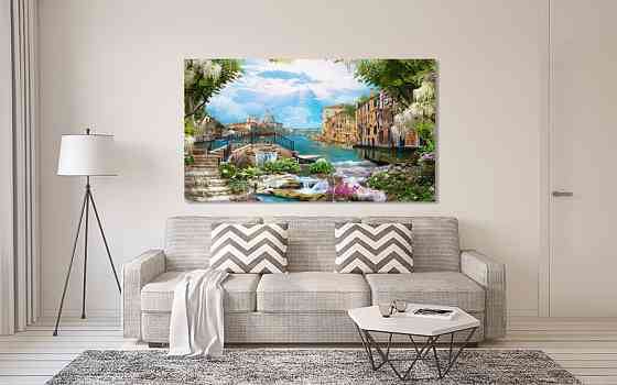 Картина холст в гостиную / спальню  Венеція   MLP_288 90х180см Киев