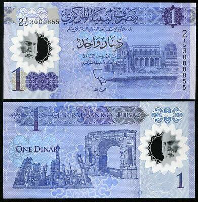 Libya Ливия - 1 Dinar 2019 UNC Pick New Polymer Полтава - изображение 1