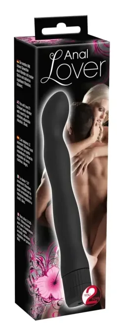 Вибратор анальный ЛЮБОВНИК (черный) Sex Aura Киев - изображение 5