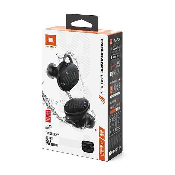 Bluetooth-гарнітура JBL Endurance Race 2 Black (JBLENDURACE2BLK) ( Чорний ) Харьков
