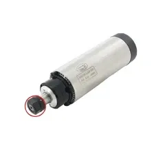 Silnik wrzeciona chłodzony powietrzem, moc 2,2 kW, prędkość robocza 24000 obr/min, Тулія zaciskowa ER20, Київ