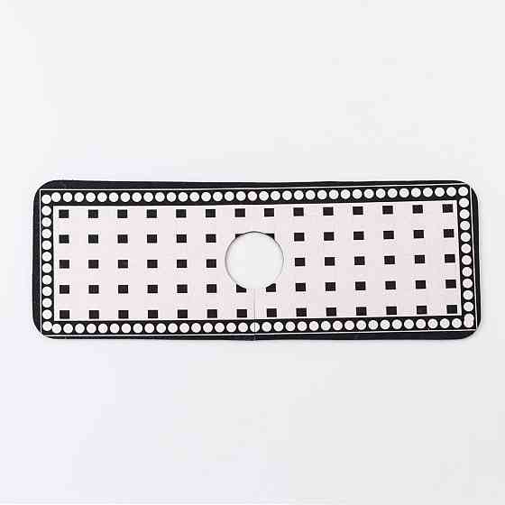 Влаговпитывающий коврик для раковины под кран из полиэстера 37,5*13 см HP-42-11WV Киев