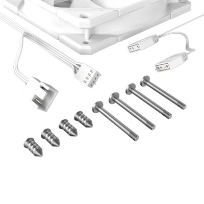 Кулер до корпусу ID-Cooling TF-12025-PRO ARGB TRIO WHITE Вінниця - фото 11