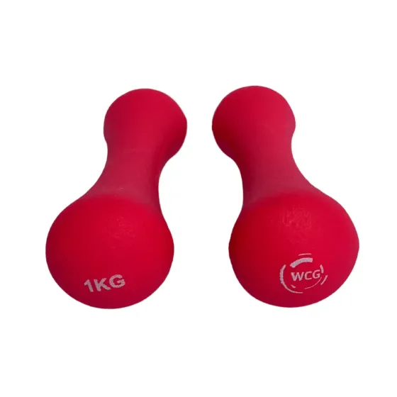 Гантелі неопронові для фітнесу 2 по 1 кг Гантелі, гирі, штанги та диски Київ