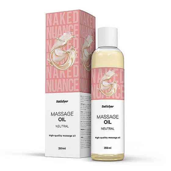 Розпродаж!!! Масажна олія Satisfyer Massage Oil Neutral 250 мл (термін 30.04.2027) Sex Aura Київ