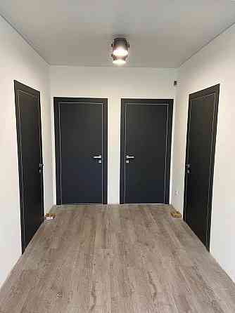 Двери экошпон, Полотно, серия PLATO (PLATO 01с) Темно-серый Киев