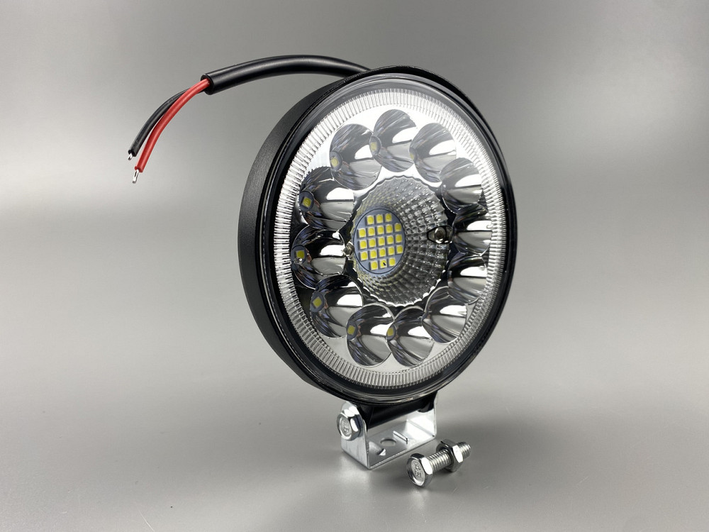 Фара LED кругла 33 led діода 6500K, автомобільне світлодіодне робоче світло Мукачево - фото 7