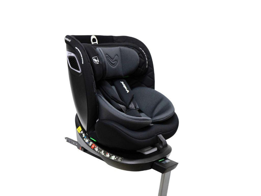 Автокрісло VELANO Vento 360° i-Size 40–150 см, ISOFIX + опорна нога, grey Київ - фото 2