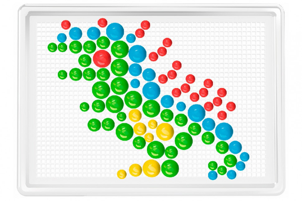 Дитяча розвиваюча мозаїка №7 2100TXK, 300 фішок Вінниця - фото 3