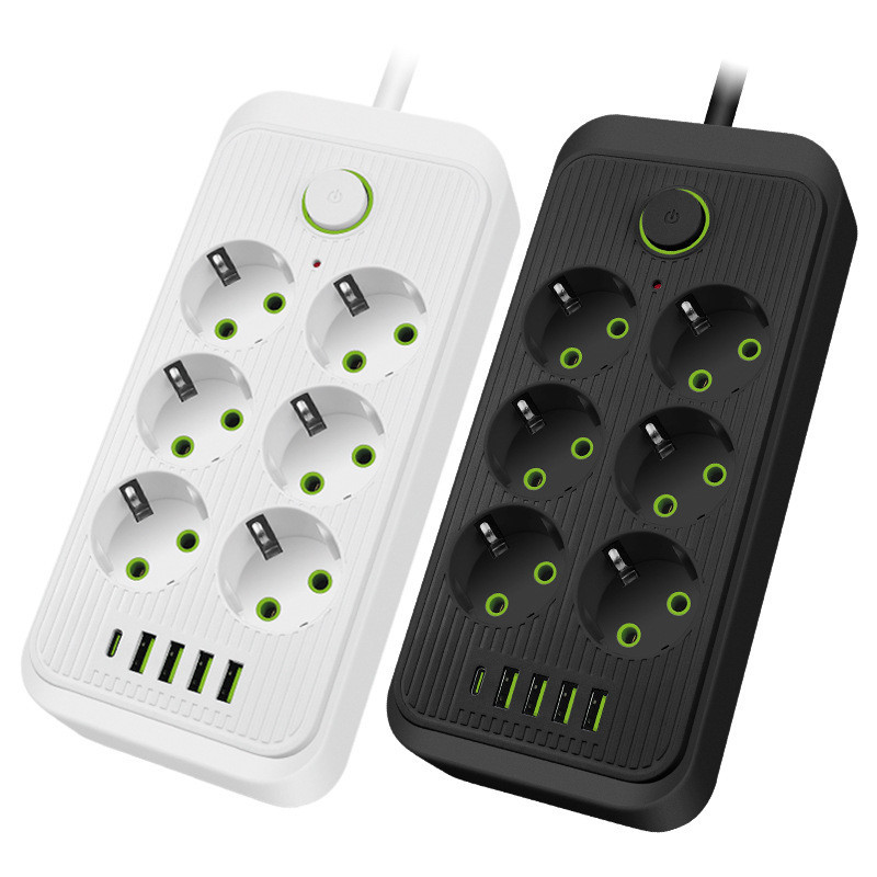 Удлинитель с 6 розетками и 5 USB, 5м, защита Киев - изображение 3