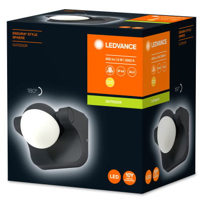 Світильник Osram ENDURA STYLE SPHERE 8w (600Lm) 3000K (4058075216624) Вінниця - фото 4