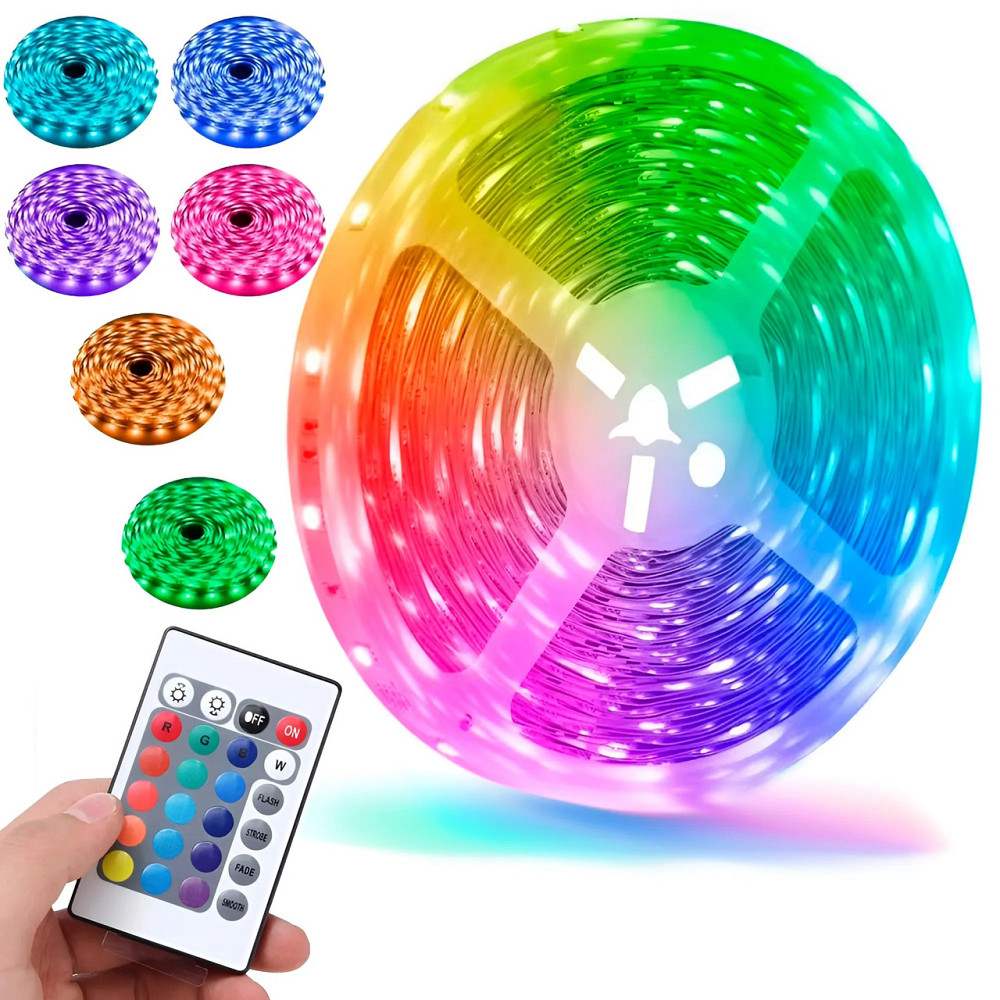 Світлодіодна стрічка RGB3528 на 10м від USB + пульт ДК SBR Київ - фото 1