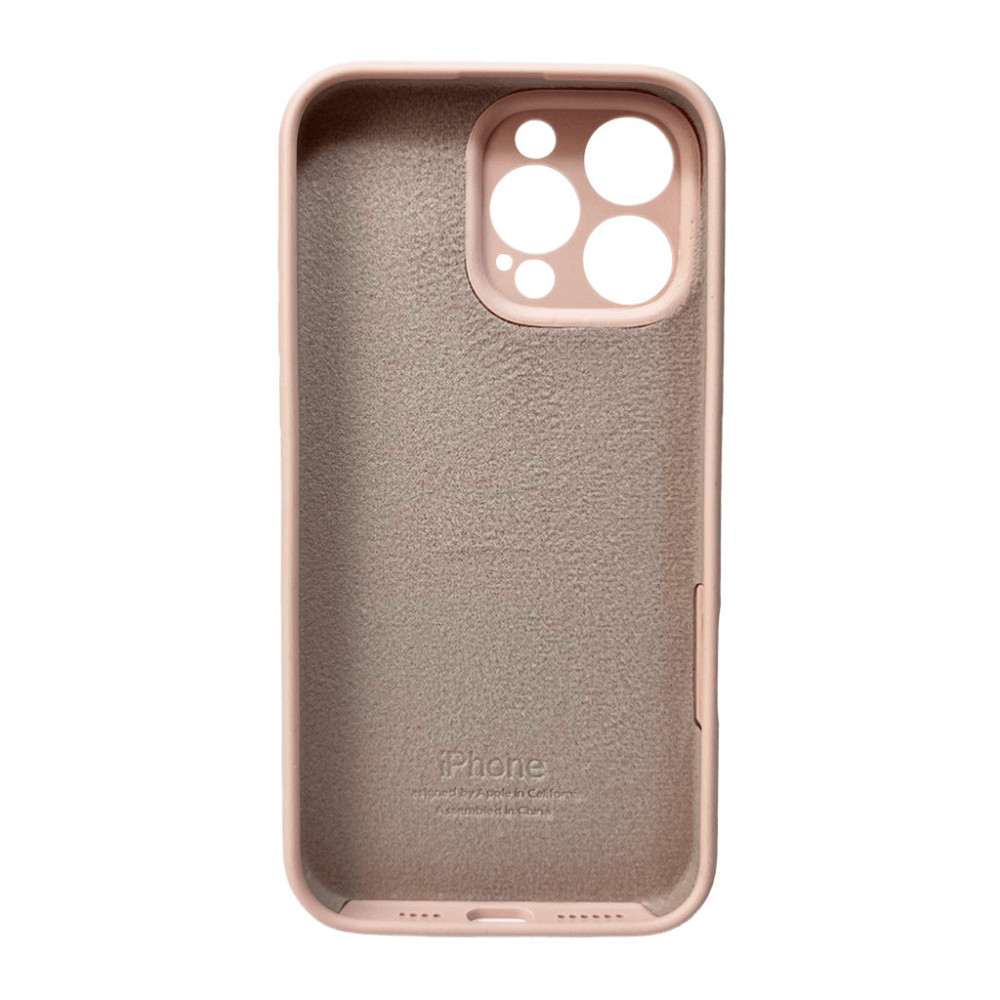 Чохол для смартфона Silicone Full Case AA Camera Protect for Apple iPhone 16 Pro 15,Pink Sand Київ - фото 3