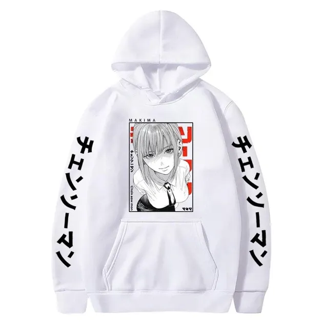Худи, белая аниме для подростка мальчика 2765866478 размер 140 см Днепр - изображение 1